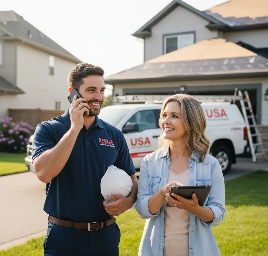 USA Roof Repair Experts customer support in Dilworth